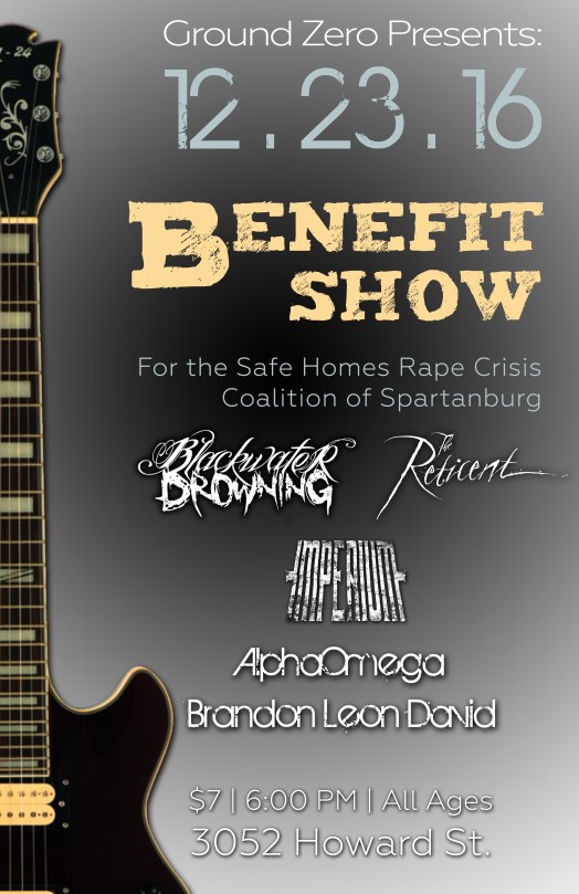 Safe Homes Rape Crisis Coalition Benefit Show 12-23-16