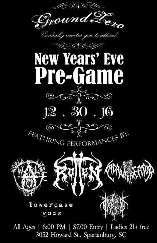 New Years' Eve Pre-Game 12-30-16