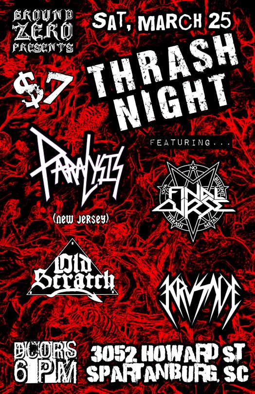 Thrash Night 3-25-17