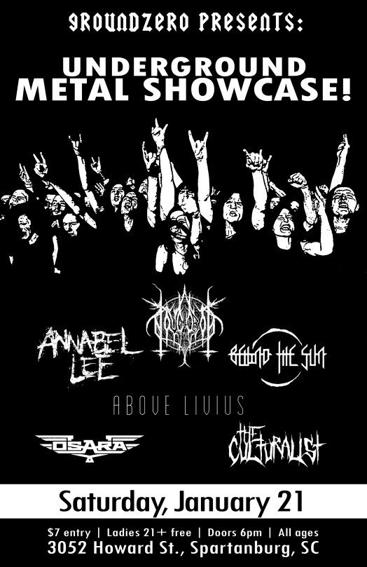 Underground Metal Showcase 1-21-17